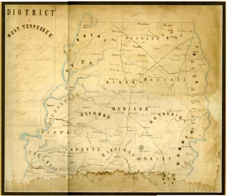 1951 General Highway Map of Decatur County, Tennessee